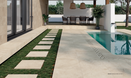 Carrelage terrasse dalle sur plot 60x60 et 60x90 20mm beige Sols en Stock