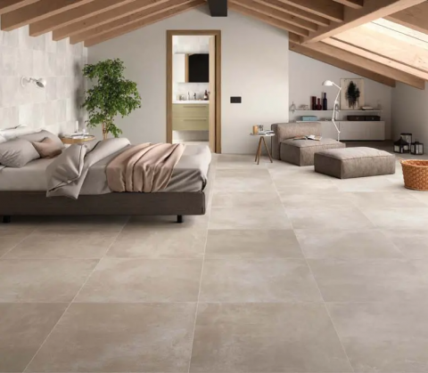 Carrelage taupe effet béton 45x45 à Roanne 42 Loire Sols en Stock