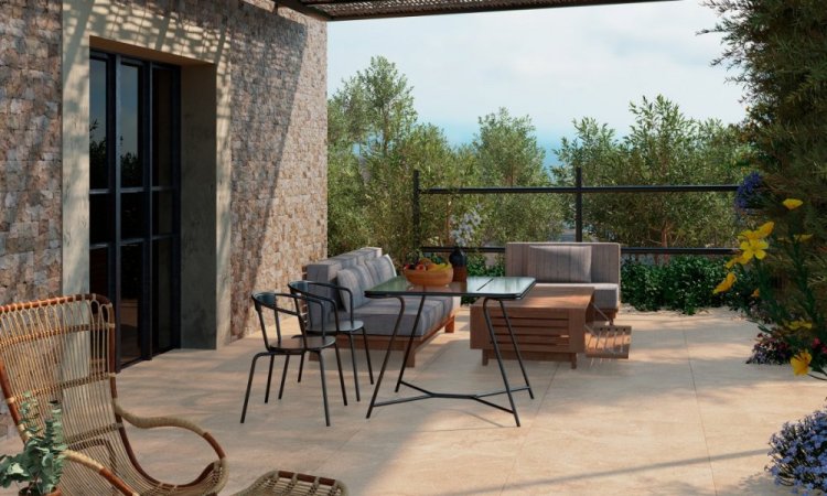 DESTOCKAGE 32€ m² lot de 59m² TERRASSE CARRELAGE DALLE SUR PLOT TRAVERTIN BEIGE 60x120 2cm à Roanne 